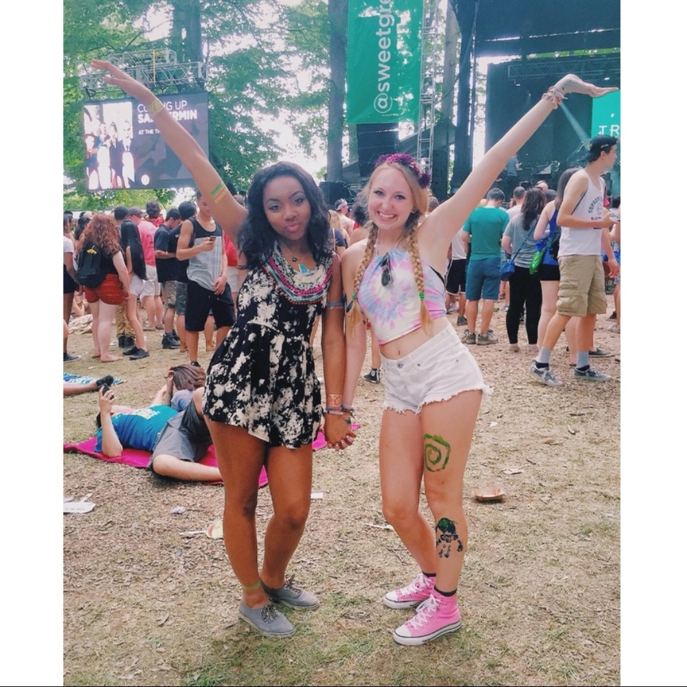 Billabong Black & White Tiedye Embroidered Romper